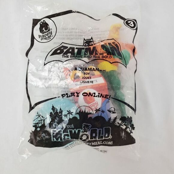 2010 Aquaman Toy, McDonald's Happy Meal - Picture 1 of 3